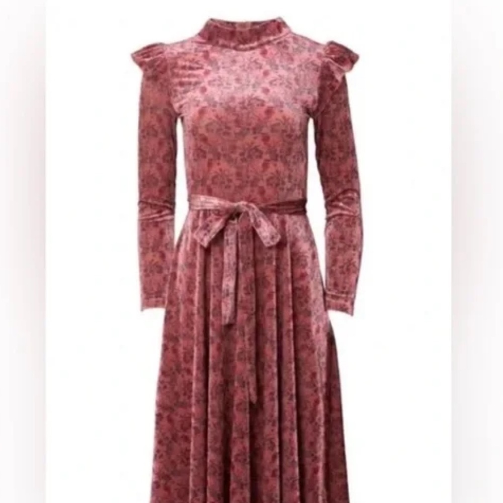 Ivy City Co Mauve Long Sleeve Dress